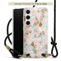 Carry Case Transparent Leather black/gold