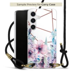 Carry Case Transparent Leather black/gold