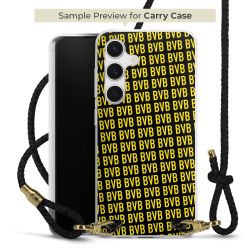 Carry Case Transparent Leather black/gold