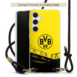 Carry Case Transparent Leather black/gold