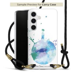 Carry Case Transparent Leather black/gold