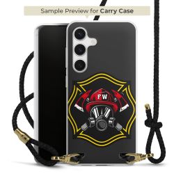 Carry Case Transparent Leather black/gold