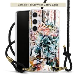 Carry Case Transparent Leather black/gold