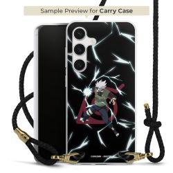 Carry Case Transparent Leather black/gold