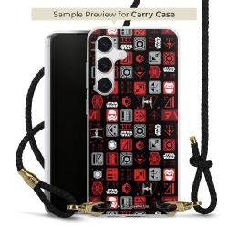 Carry Case Transparent Leather black/gold