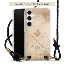 Carry Case Transparent Leather black/gold