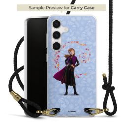 New Carry Case Transparent Leder schwarz/gold