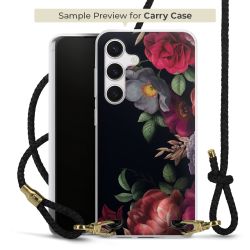 New Carry Case Transparent Leder schwarz/gold