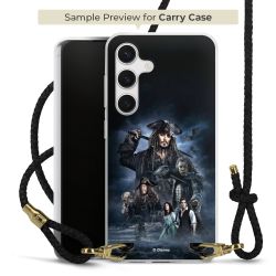 Carry Case Transparent Leather black/gold