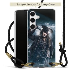 New Carry Case Transparent Leder schwarz/gold