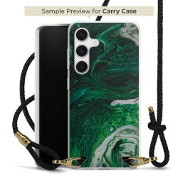 Carry Case Transparent Leather black/gold