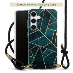 Carry Case Transparent Leather black/gold