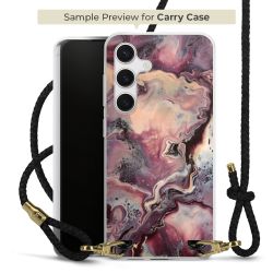 Carry Case Transparent Leather black/gold