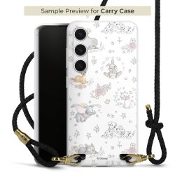 New Carry Case Transparent Leder schwarz/gold