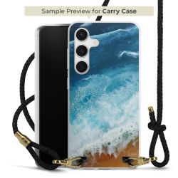 Carry Case Transparent Leather black/gold