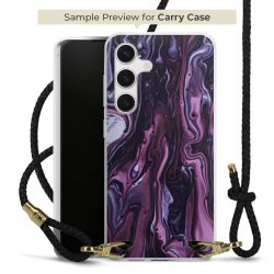 Carry Case Transparent Leather black/gold