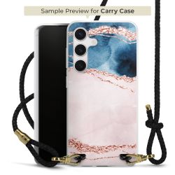 Carry Case Transparent Leather black/gold