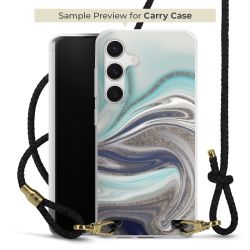 Carry Case Transparent Leather black/gold