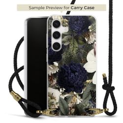 New Carry Case Transparent Leder schwarz/gold