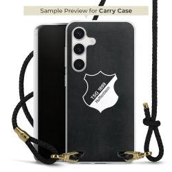 Carry Case Transparent Leder schwarz/gold