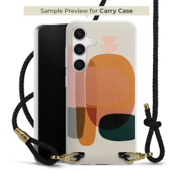 Carry Case Transparent Leather black/gold