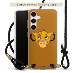 Carry Case Transparent Leather black/gold