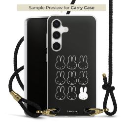 Carry Case Transparent Leather black/gold