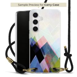 Carry Case Transparent Leder schwarz/gold