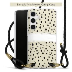 Carry Case Transparent Leather black/gold