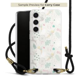 New Carry Case Transparent Leder schwarz/gold