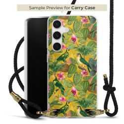 Carry Case Transparent Leather black/gold