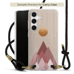 Carry Case Transparent Leather black/gold