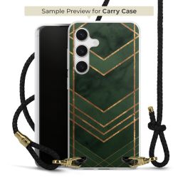 Carry Case Transparent Leather black/gold