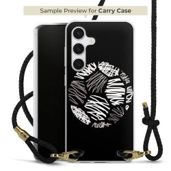 Carry Case Transparent Leather black/gold