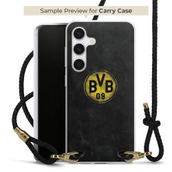 Carry Case Transparent Leather black/gold