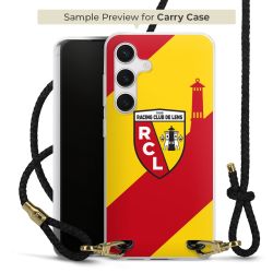 New Carry Case Transparent Leder schwarz/gold