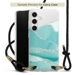 Carry Case Transparent Leather black/gold