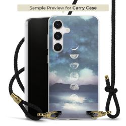 New Carry Case Transparent Leder schwarz/gold