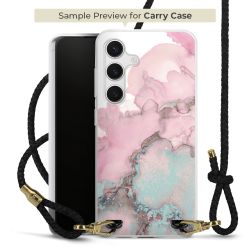 Carry Case Transparent Leather black/gold