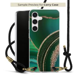 Carry Case Transparent Leather black/gold