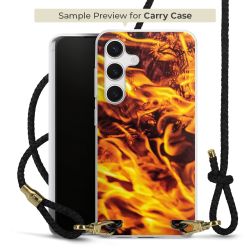 Carry Case Transparent Leather black/gold