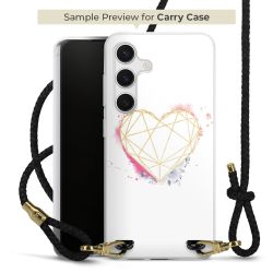 Carry Case Transparent Leather black/gold