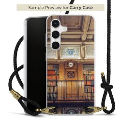 Carry Case Transparent Leather black/gold