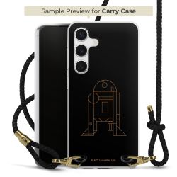 Carry Case Transparent Leather black/gold