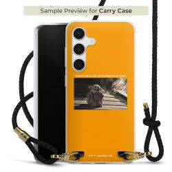 New Carry Case Transparent Leder schwarz/gold