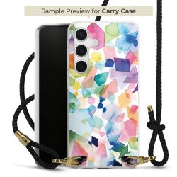 Carry Case Transparent Leather black/gold