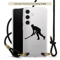 Carry Case Transparent Leather black/gold