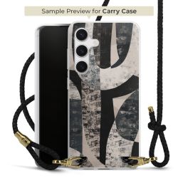 Carry Case Transparent Leather black/gold