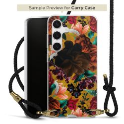 Carry Case Transparent Leather black/gold