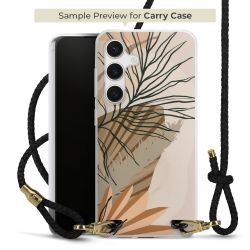 Carry Case Transparent Leather black/gold